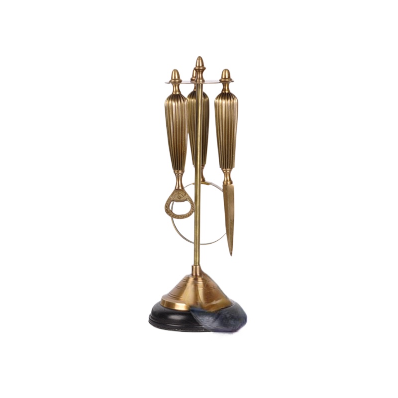 Letter Opener Brass - 輸入真鍮製レトロ拡大鏡レターオープナーボトルオープナー学習装飾品