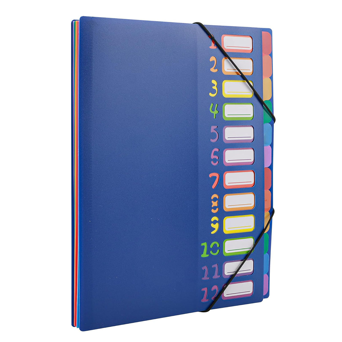 Tab Divider A4 - A4 サイズ レインボー タブ 拡張ファイル フォルダー