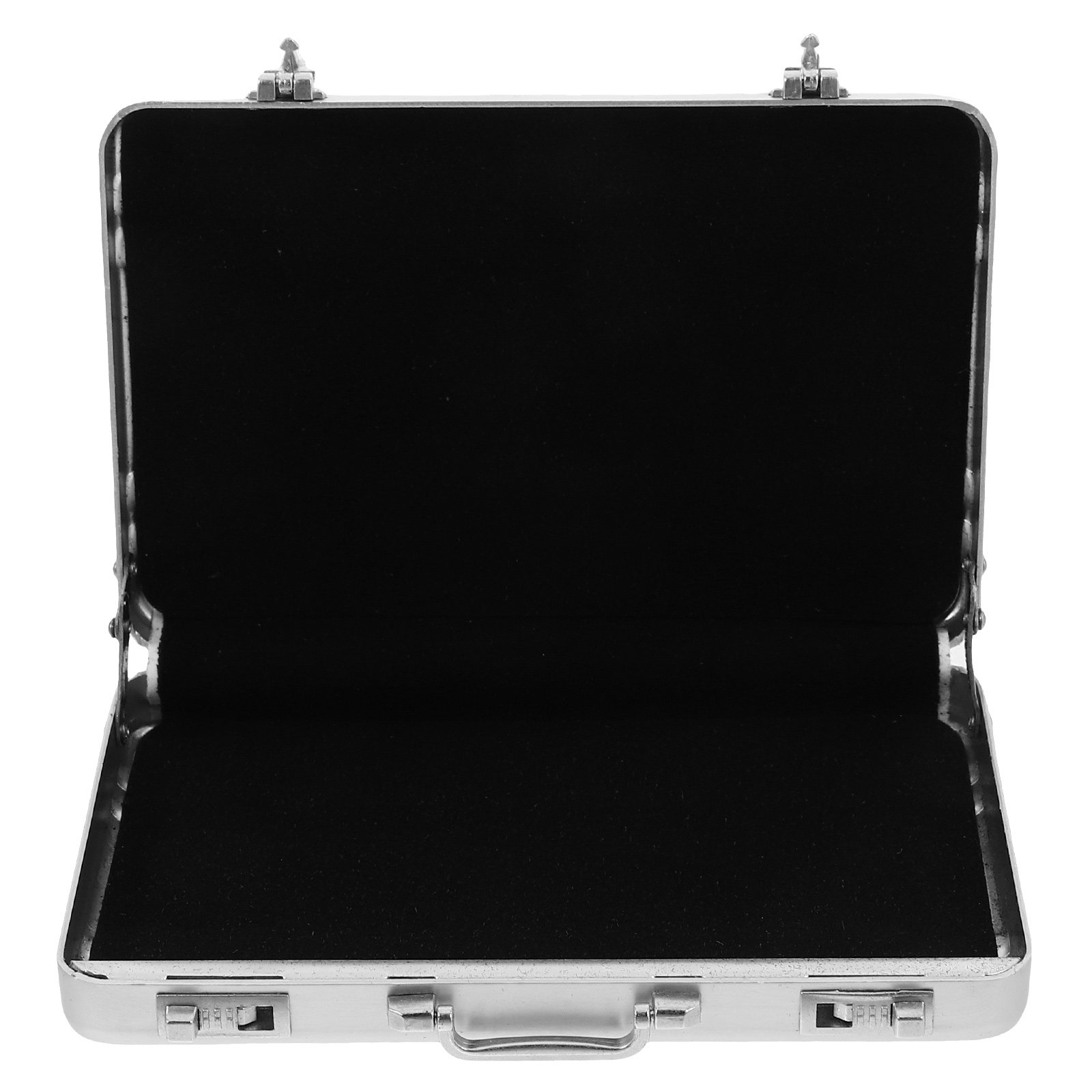 Card Index Box - スリムで頑丈なアルミ合金製カードボックス、保護性のあるコンパクトなデザイン、トレーディングカード、名刺、IDカード、インデックスカードを収納する十分なスペース。