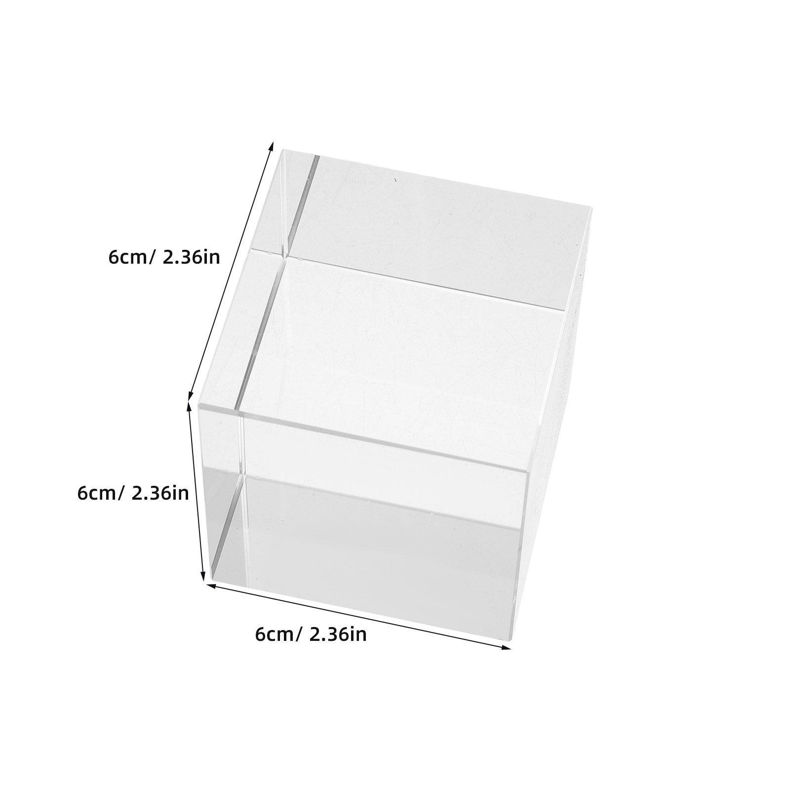 正方形クリスタルペーパーウェイト 透明な重いガラス製ペーパー - Book Weight Glass のレビューと価格