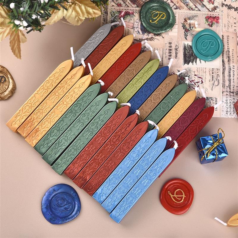 5 ピース/パックシーリングワックス矢印コアファイアラッカー - Wax Seal Stamp Set のレビューと価格