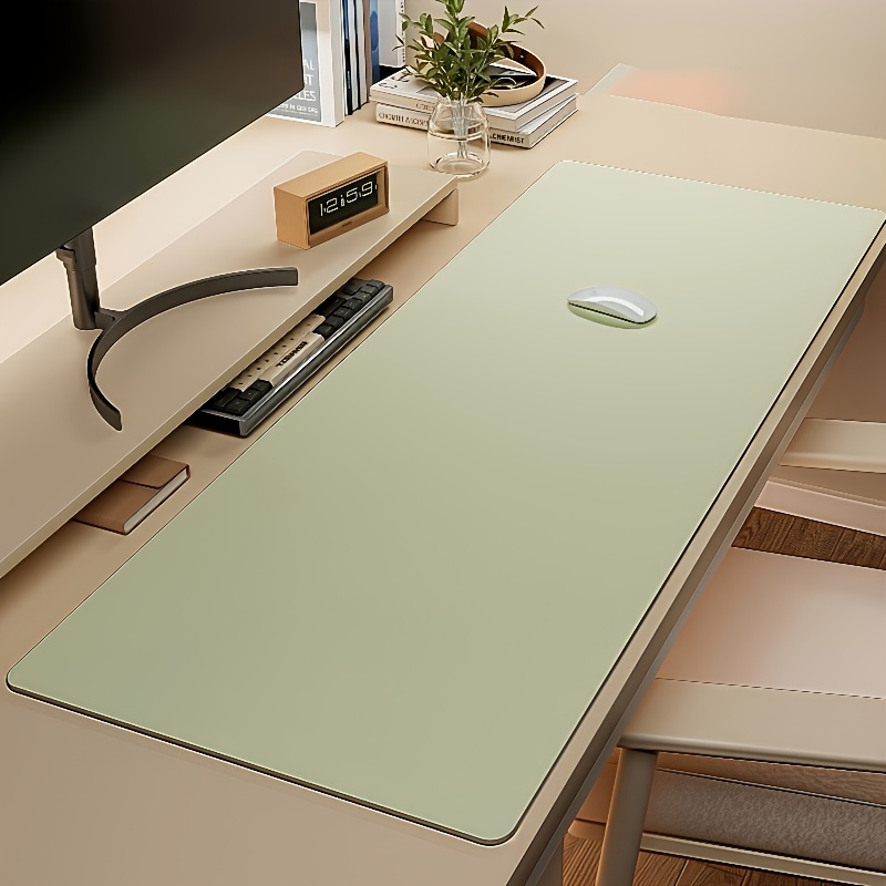 1個入り大型PUレザーマウスパッド、滑り止め防水デスクパッド - Leather Desk Pad のレビューと価格