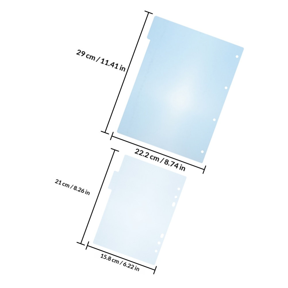 1セット パステルカラー バインダーディバイダー プラスチッ - Tab Divider A4 のレビューと価格