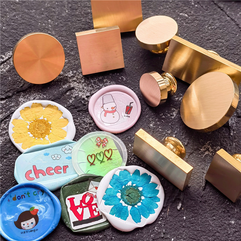 カスタムシール ワックスシールスタンプ 自社ロゴでカスタマイ - Rubber Date Stamp のレビューと価格