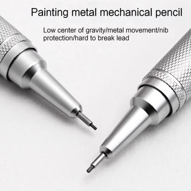 ラングオ自動シャープペンシル、消しゴム付きメタル製、スケッチ - Mechanical Pencil 0.3 のレビューと価格