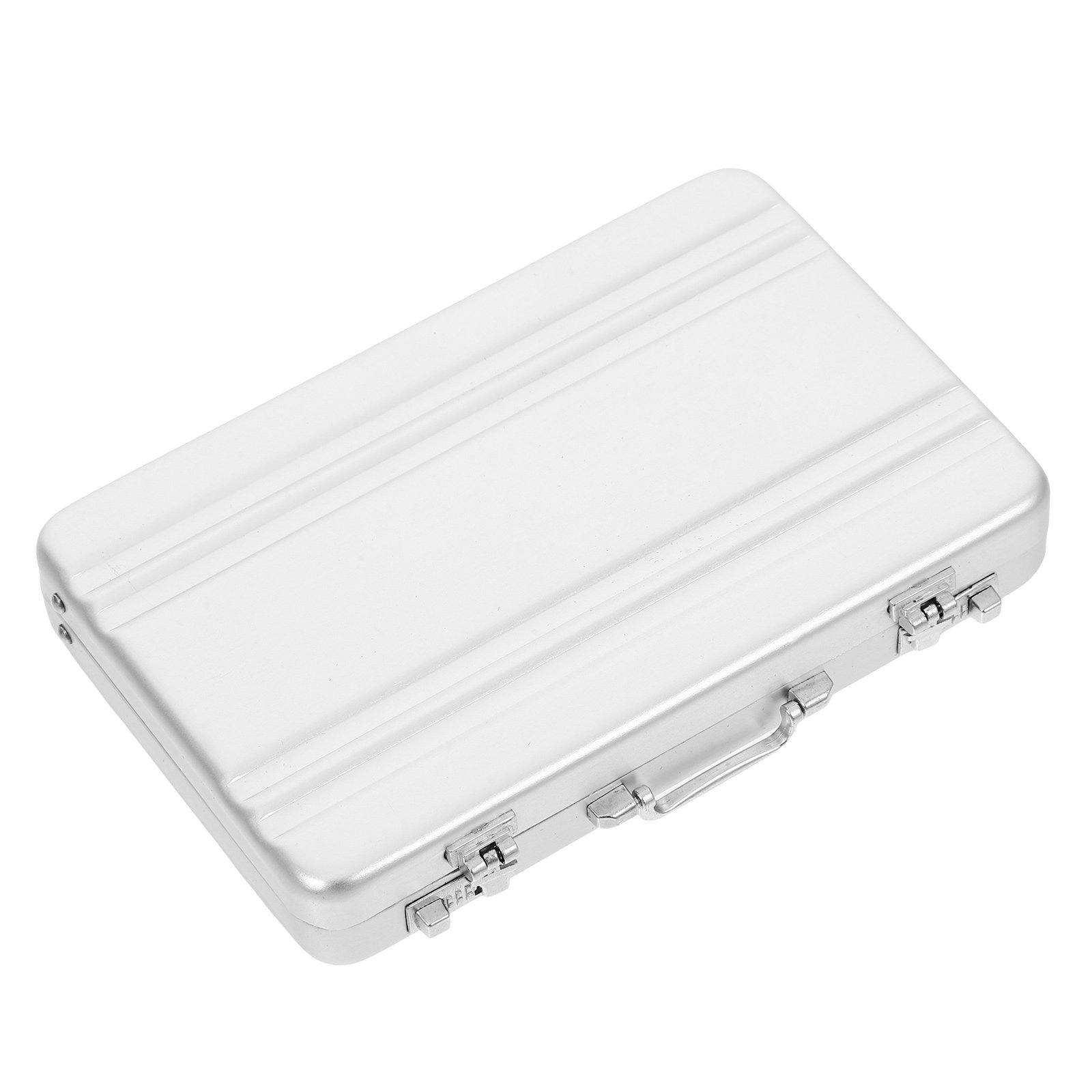 コンパクトなアルミ合金製カードホルダーボックス、薄くて丈夫な - Card Index Box のレビューと価格