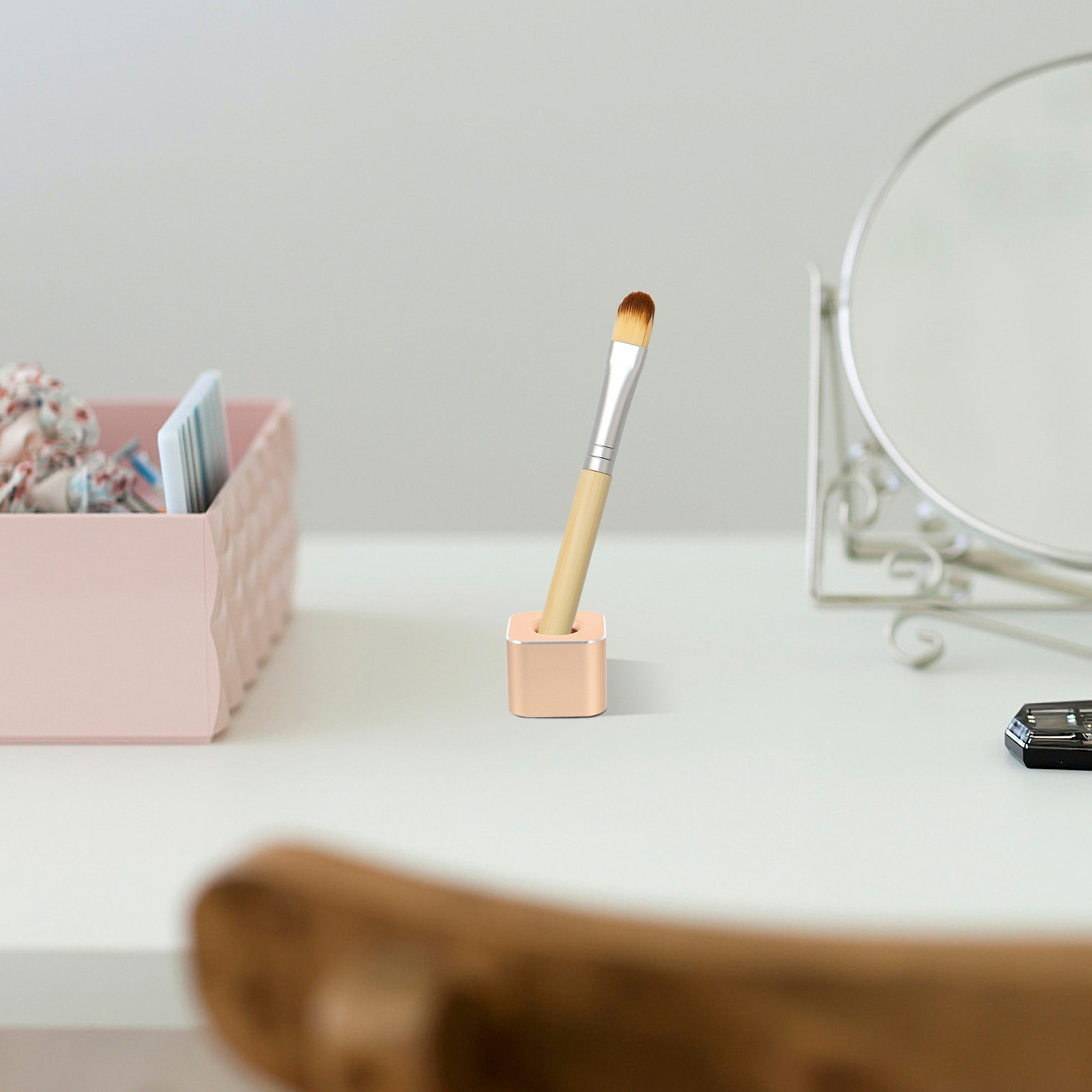 アルミ合金製シングルホールペンホルダー、サインペンスタンド、 - Pen Rest Single のレビューと価格