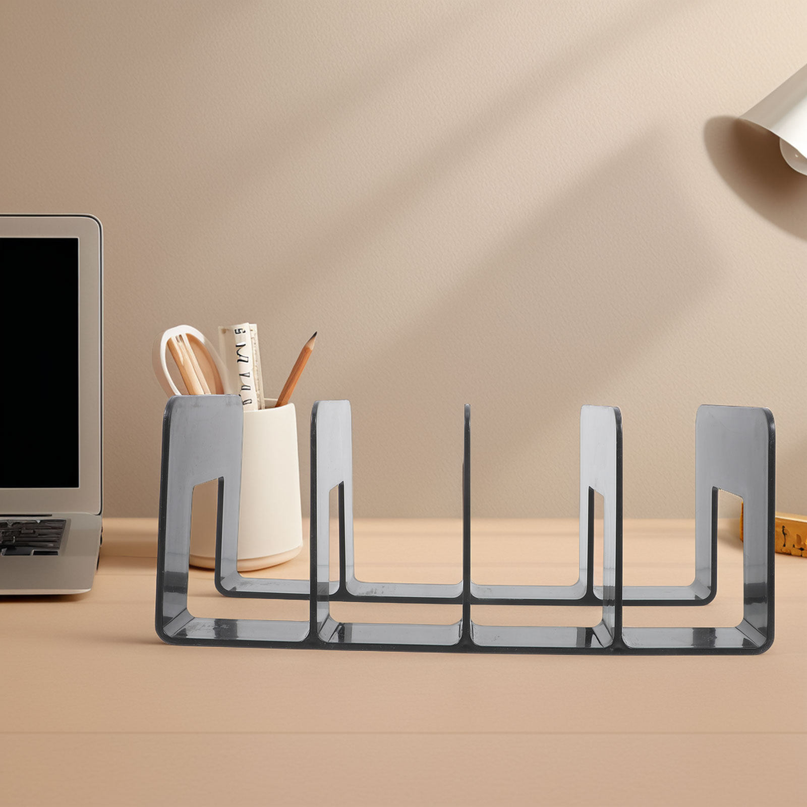 本棚用ブックホルダー デスクトップオーガナイザー マガジンラ - Magazine Holder Rack のレビューと価格