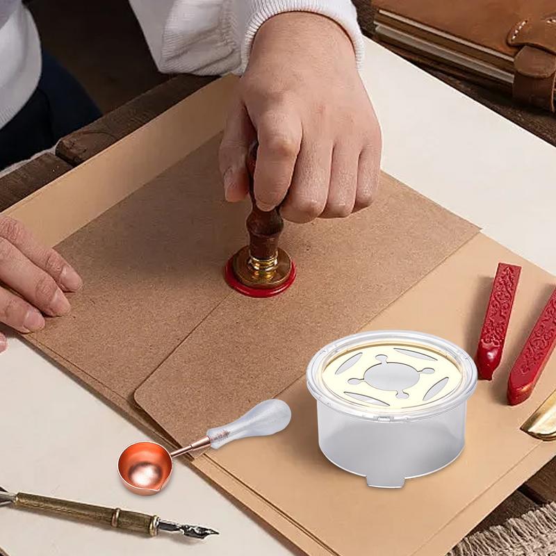 シーリングワックスキット シーリングワックスメルタースプーン - Wax Seal Stamp Set のレビューと価格