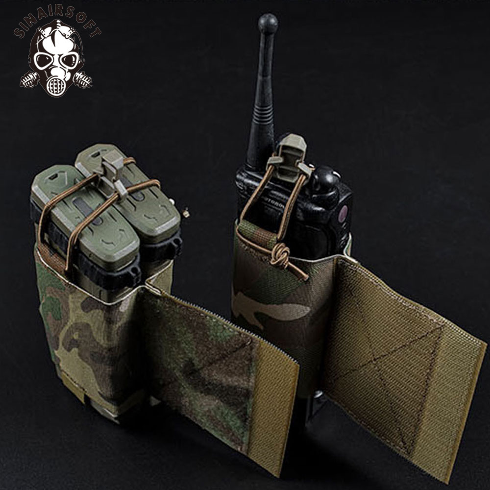 戦術的な伸縮性のあるmbitrラジオホルダー,wingman - Magazine Holder Rack のレビューと価格